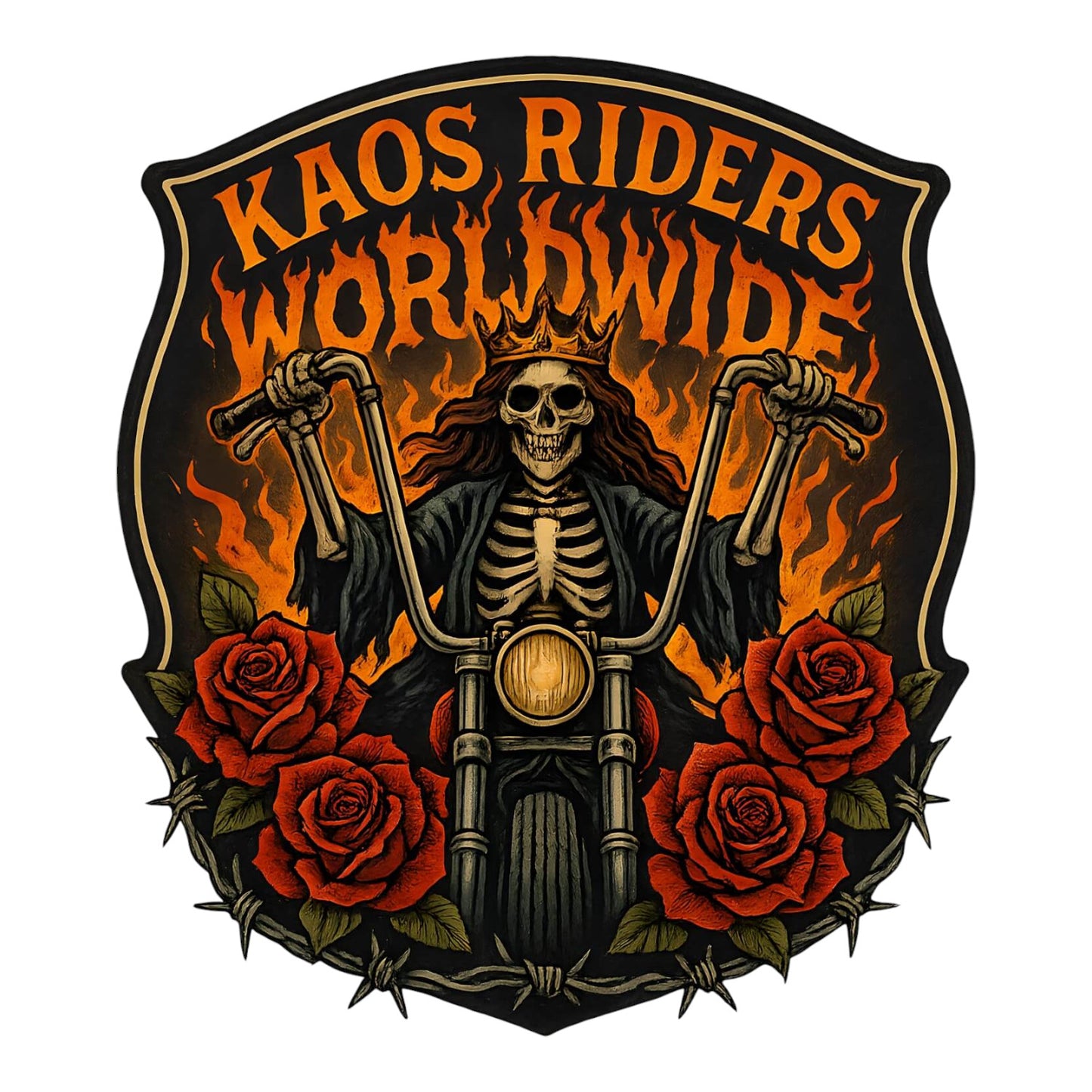 KAOS Riders Reaper King T-Shirt | KAOS CLOTHING D7