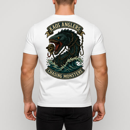 KAOS Anglers Chained Sea Monster Fishing T-Shirt | KAOS CLOTHING D445