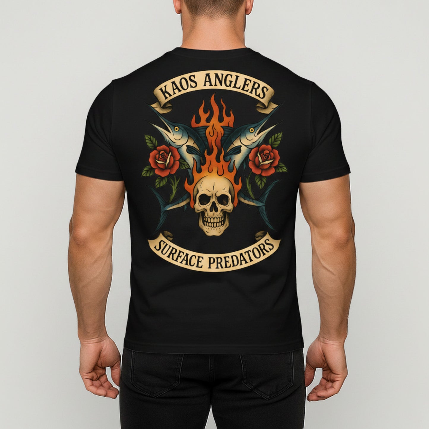 KAOS Anglers Twin Marlin Surface Predators T-Shirt | KAOS CLOTHING D453