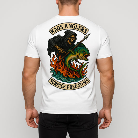 KAOS Anglers Grim Reaper Mahi Mahi Surface Predators T-Shirt | KAOS CLOTHING D455