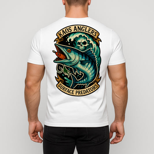 KAOS Anglers Barramundi Lure Surface Predators T-Shirt | KAOS CLOTHING D458