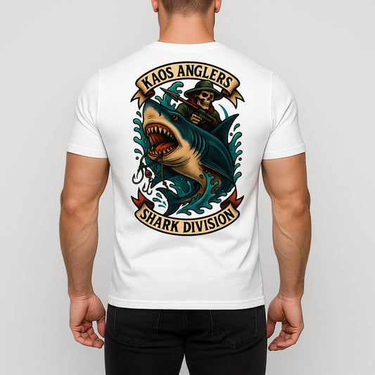 KAOS Anglers Grim Reaper Shark Division T-Shirt | KAOS CLOTHING D459