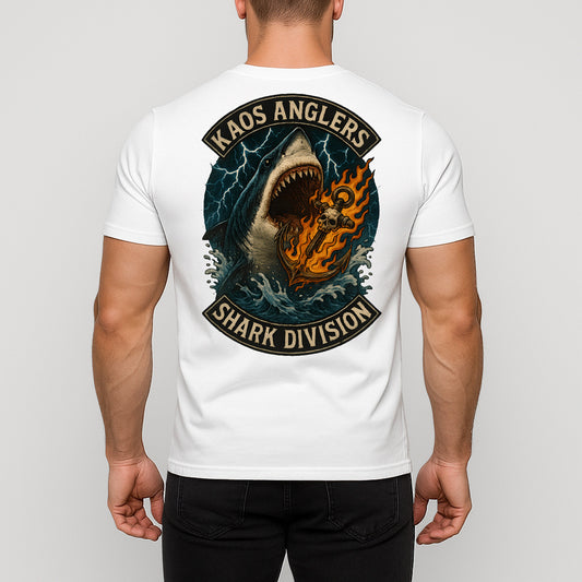 KAOS Anglers Great White Shark Anchor T-Shirt | KAOS CLOTHING D461
