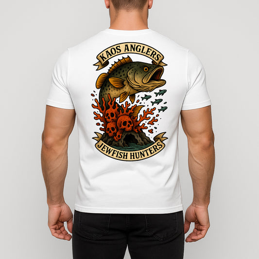 KAOS Anglers Jewfish Skull Reef T-Shirt | KAOS CLOTHING D478