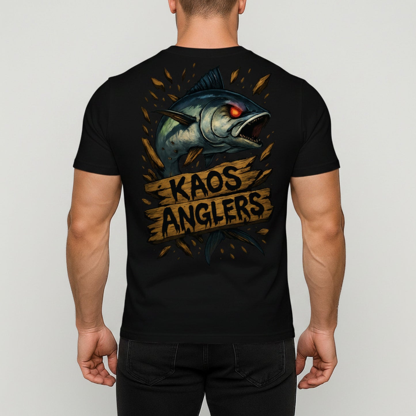 KAOS Anglers Smashing Tuna Fishing T-Shirt | KAOS CLOTHING D485
