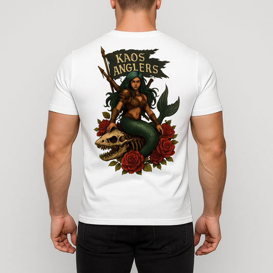 KAOS Anglers Warrior Mermaid Sea Monster Skull T-Shirt | KAOS CLOTHING D495