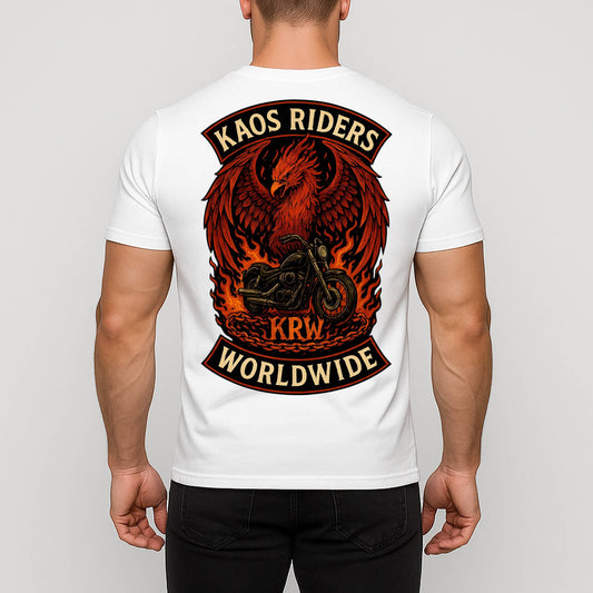 KAOS Riders Phoenix Motorcycle Biker T-Shirt | KAOS CLOTHING D35