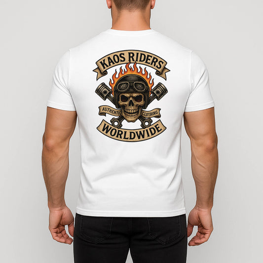 KAOS Riders Skull Rider T-Shirt | KAOS CLOTHING D5