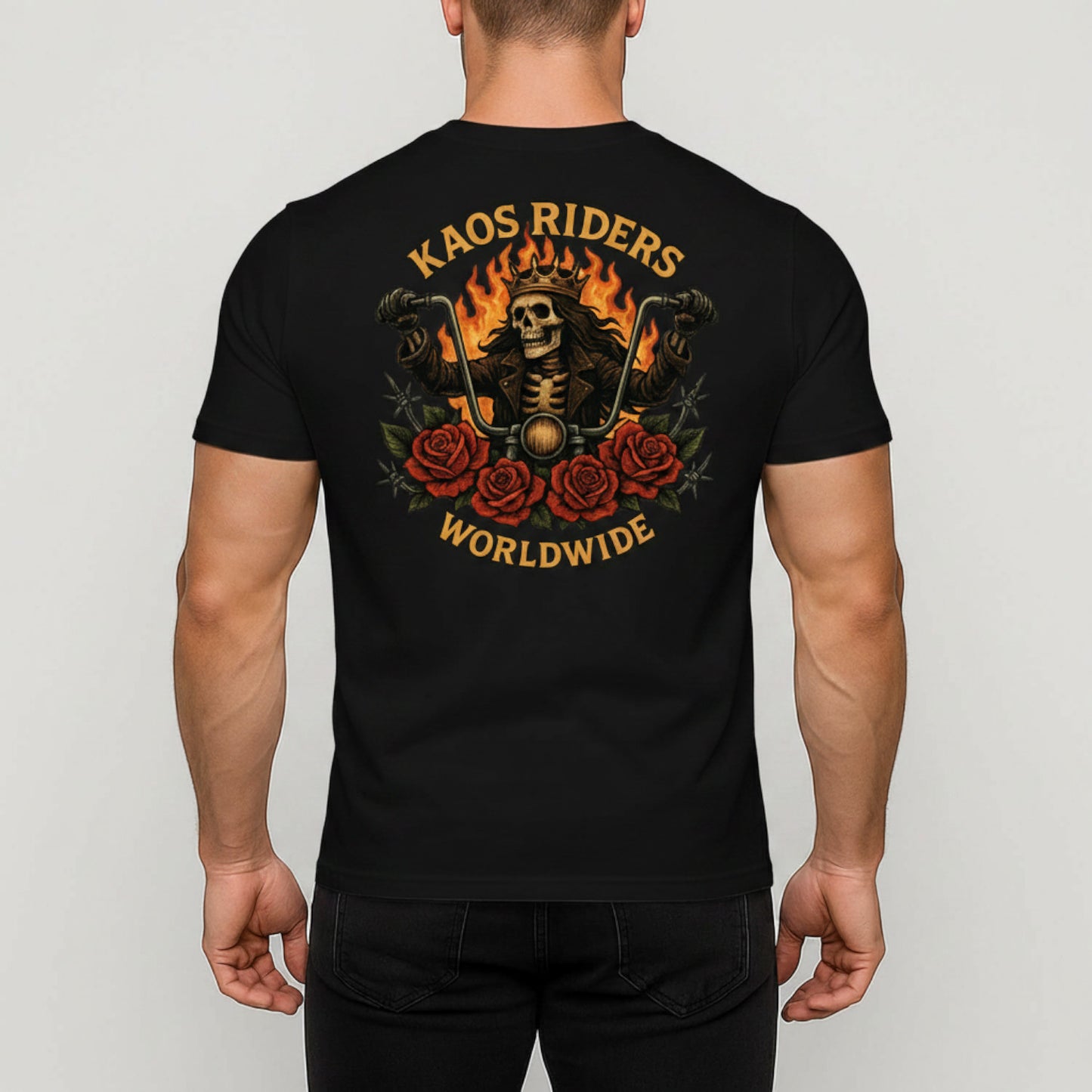 KAOS Riders Crowned Reaper Rider T-Shirt | KAOS CLOTHING D8