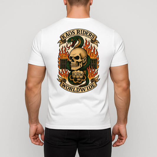 KAOS Riders Parole Skull Prison T-Shirt | KAOS CLOTHING D94