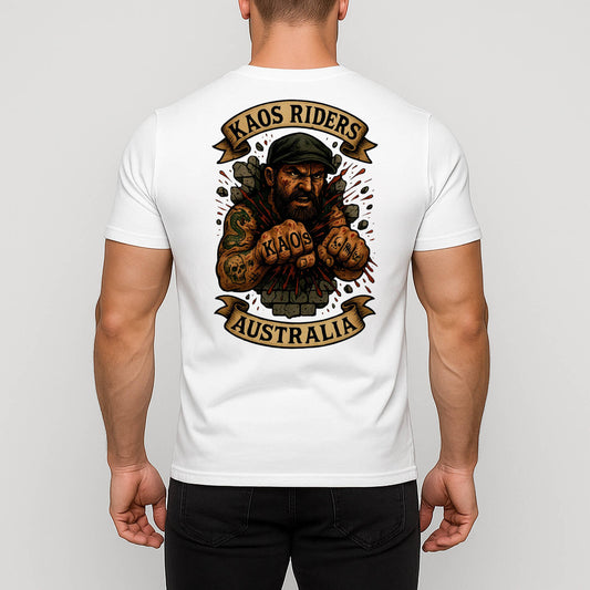 KAOS Riders Australian Street Fighter T-Shirt | KAOS CLOTHING D95