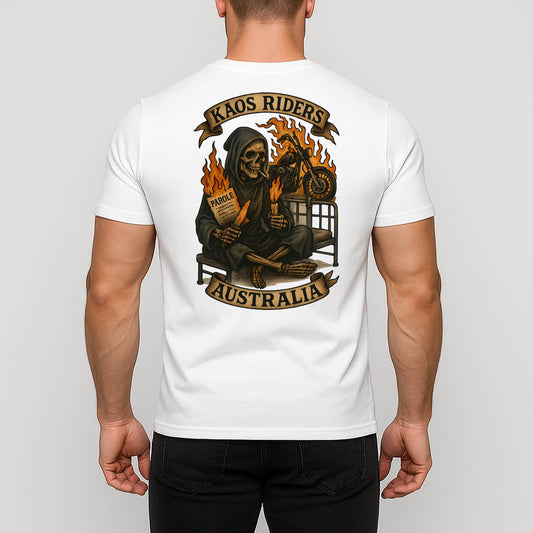 KAOS Riders Australian Parole Reaper T-Shirt | KAOS CLOTHING D97